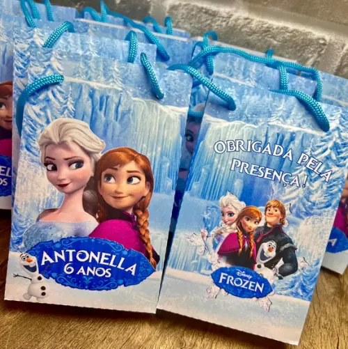 Sacolinhas Personalizadas Frozen