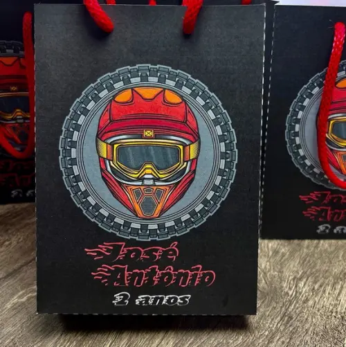 Sacolinhas Personalizadas Moto Cross