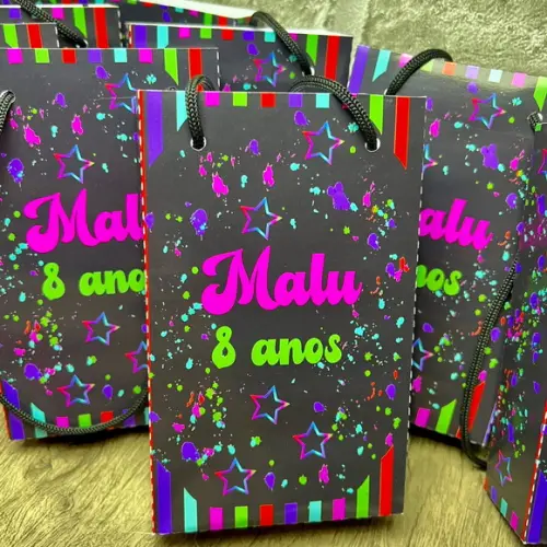 Sacolinhas Personalizadas Neon