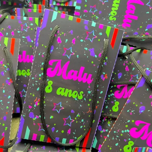 Sacolinhas Personalizadas Neon