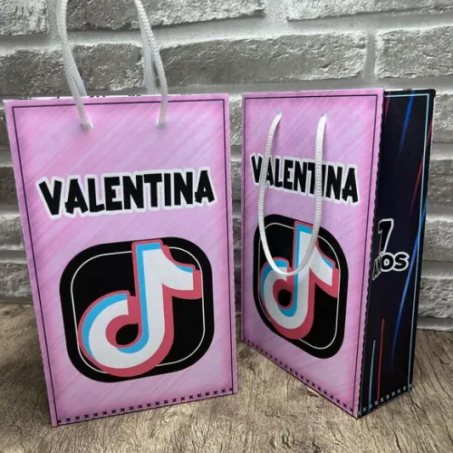 Sacolinhas Personalizadas Tik Tok
