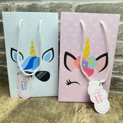 Sacolinhas Personalizadas Unicórnio