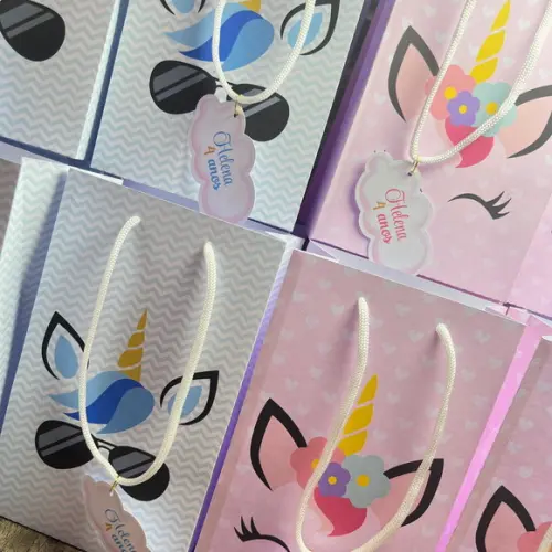 Sacolinhas Personalizadas Unicórnio