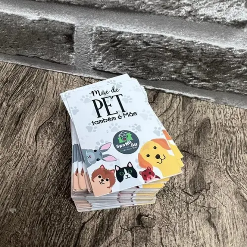 Tags Mãe de Pet com Sua Logo