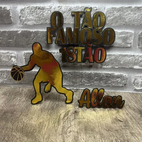 Topo de Bolo 18tão Basketball