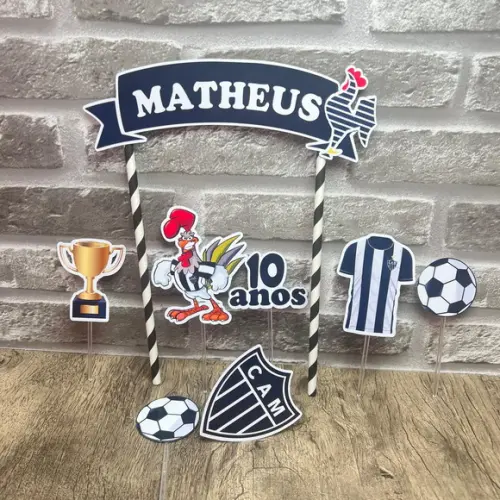 Topo de Bolo Atlético Galo