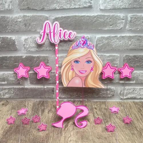 Topo de Bolo Barbie
