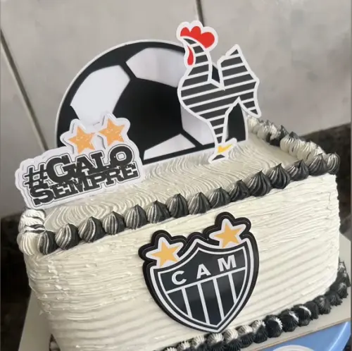 Topo de Bolo Atlético Mineiro Galo