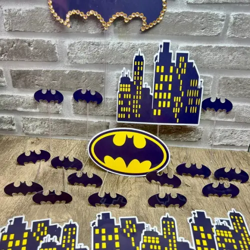 Topo de Bolo Batman