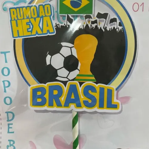 Topo de Bolo Copa
