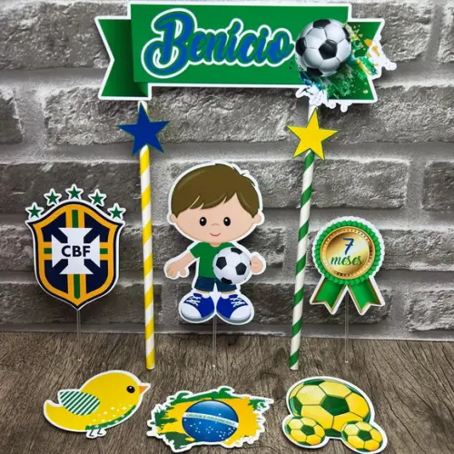 Topo de Bolo Copa Menino
