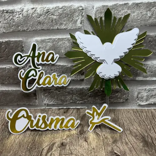 Topo de Bolo Crisma