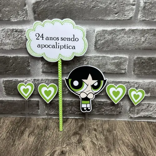 Topo de Bolo Docinho Apocalíptica