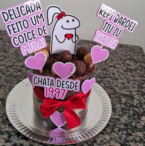 Topo de Bolo Flork Chata Desde 1997