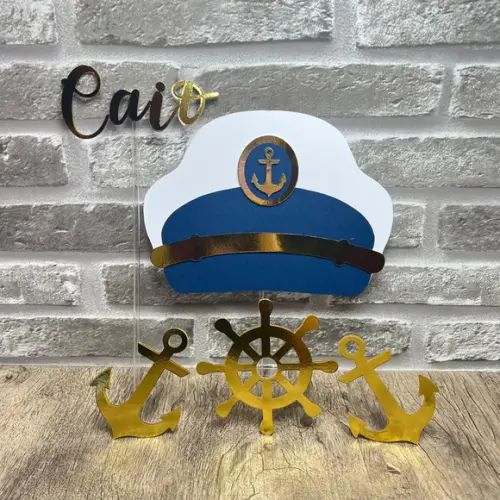 Topo de Bolo Marinheiro / Marinha