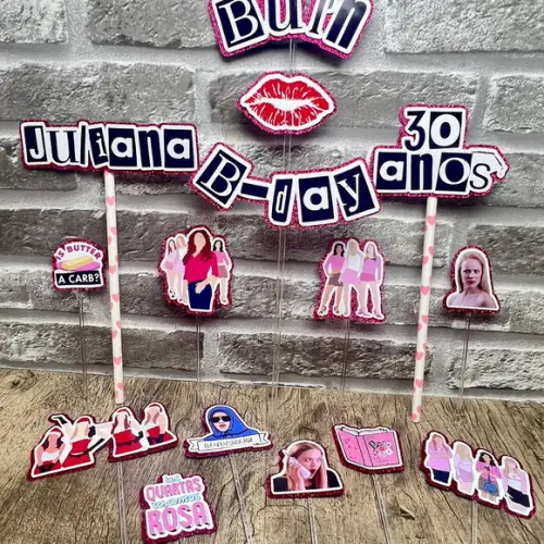 Topo de Bolo Mean Girls Meninas Malvadas