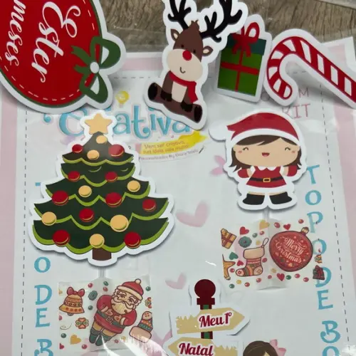 Topo de Bolo Meu 1º Natal