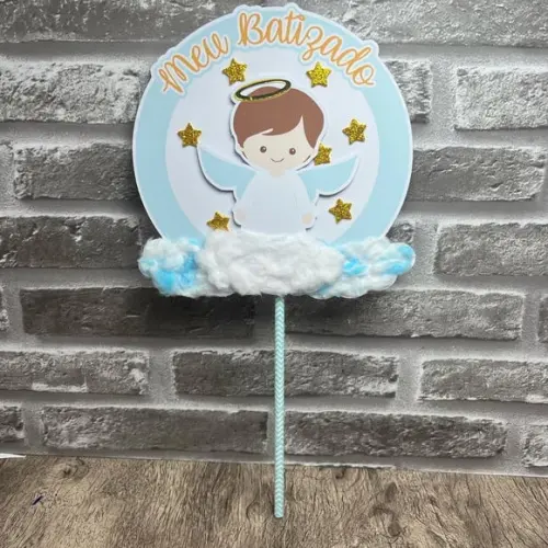 Topo de Bolo Meu Batizado