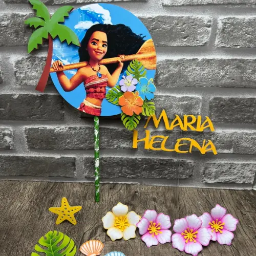 Topo de Bolo Moana