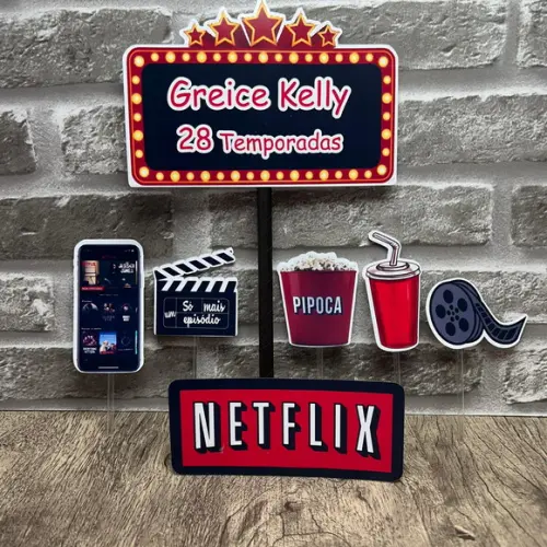 Topo de Bolo Netflix
