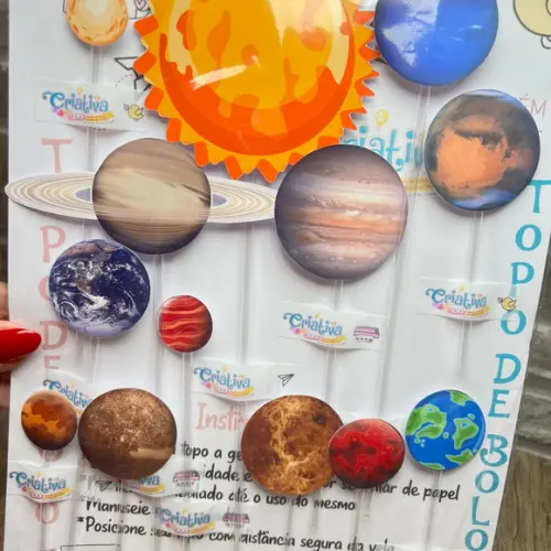 Topo de Bolo Planetas