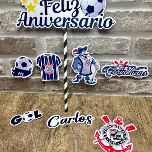 Topo de Bolo Times de Futebol