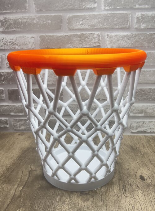 Lixeira Cesta de Basquete 3D