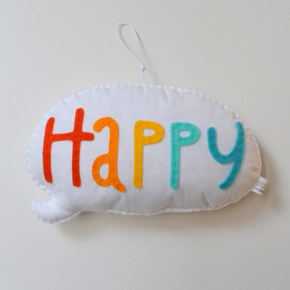 Balão de fala Happy