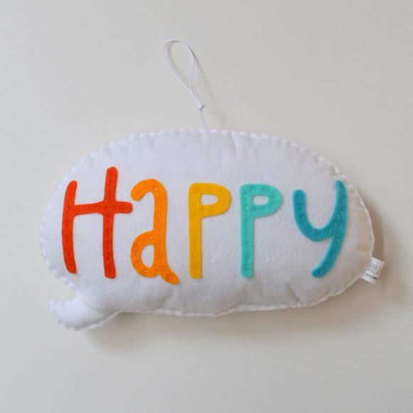 Balão de fala Happy