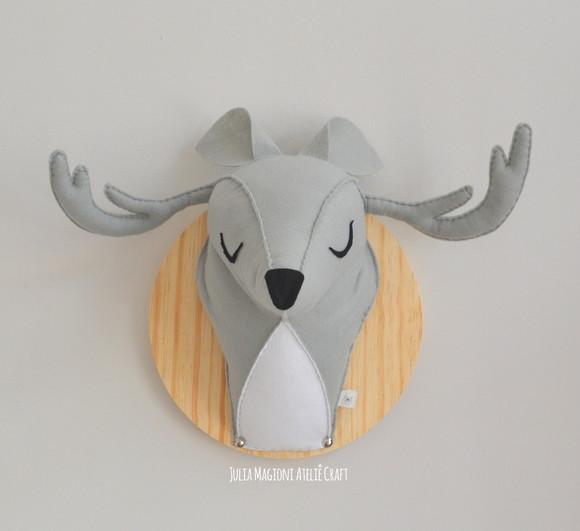 Cabeça de Alce Falsa Taxidermia Cabeça animal