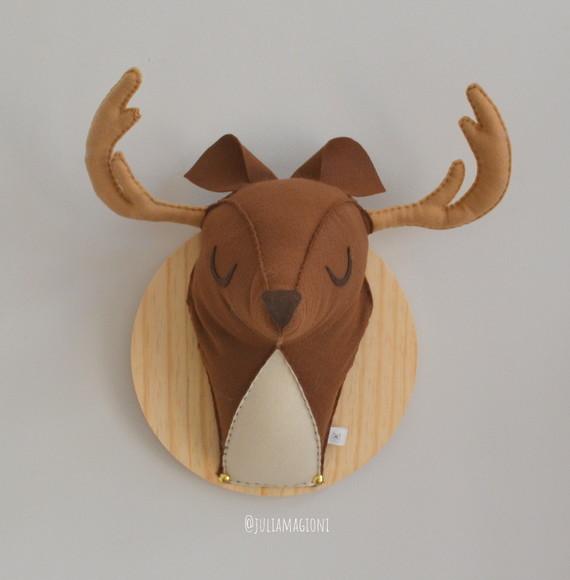 Cabeça de Alce Falsa Taxidermia Cabeça animal