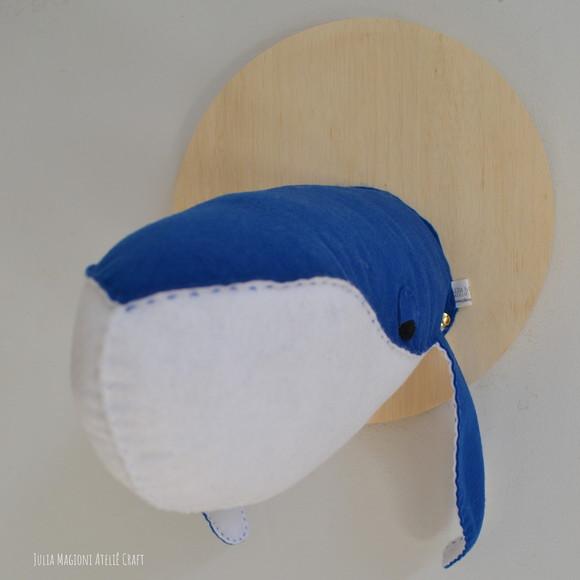 Cabeça de Baleia Falsa Taxidermia