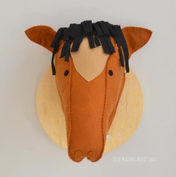Cabeça de Cavalo Falsa Taxidermia Cabeça animal