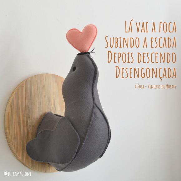 Cabeça de Foca Falsa Taxidermia Cabeça animal
