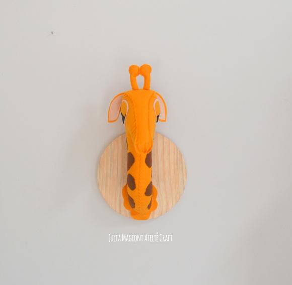 Cabeça de girafa Falsa Taxidermia Cabeça animal