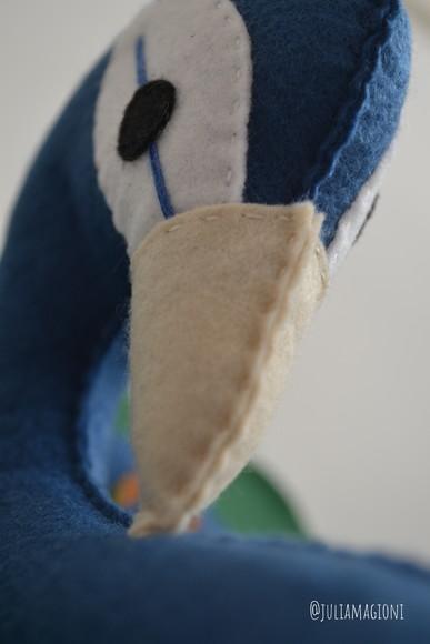 Cabeça de Pavão Falsa Taxidermia Cabeça animal