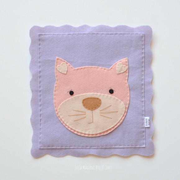 Quadrinho Tipo Moldura de Gatinho