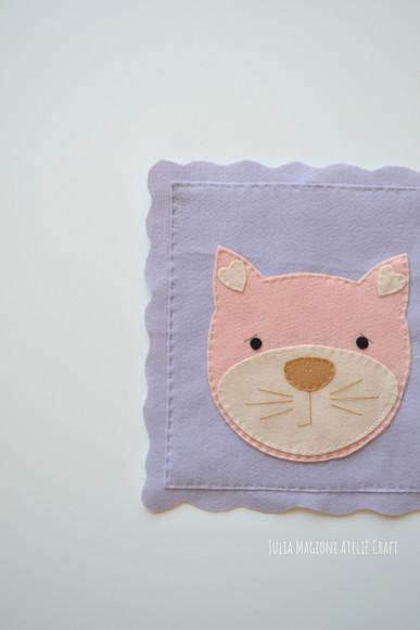 Quadrinho Tipo Moldura de Gatinho