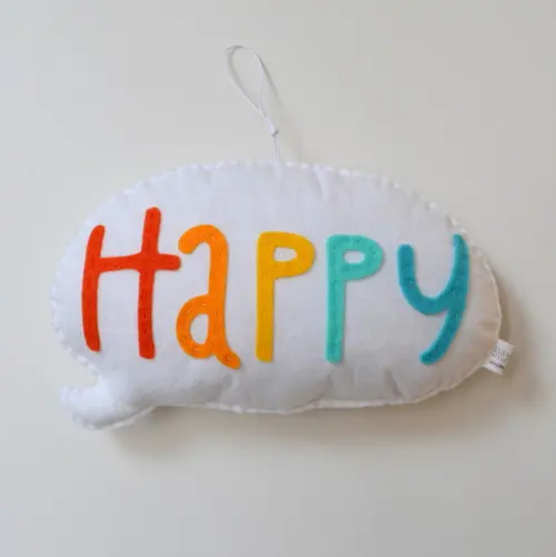 Balão de fala Happy