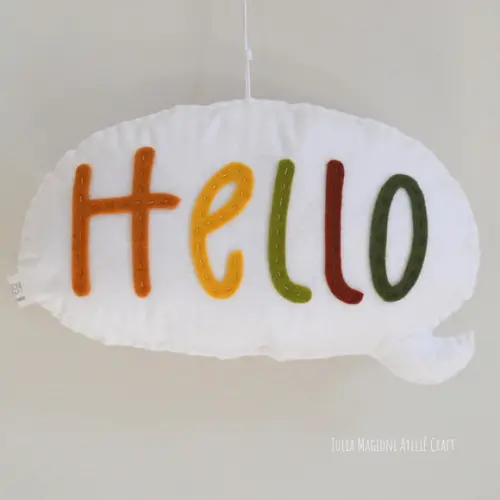 Balão de fala Hello