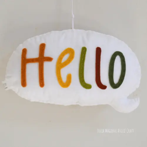 Balão de fala Hello