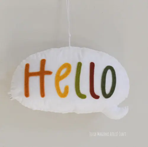 Balão de fala Hello