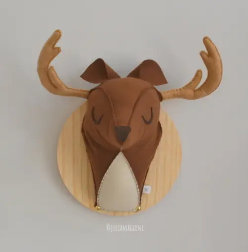 Cabeça de Alce Falsa Taxidermia Cabeça animal