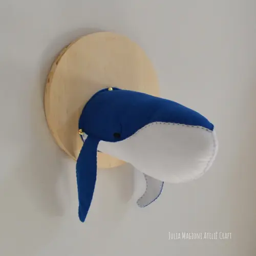 Cabeça de Baleia Falsa Taxidermia