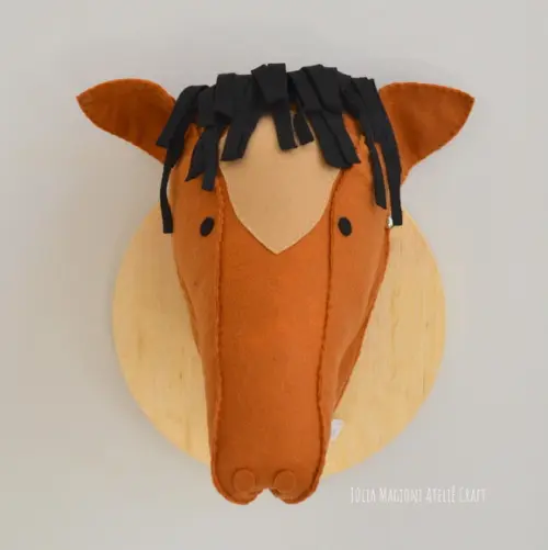 Cabeça de Cavalo Falsa Taxidermia Cabeça animal