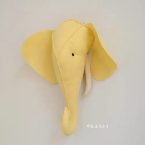 Cabeça de Elefante Falsa Taxidermia Cabeça animal