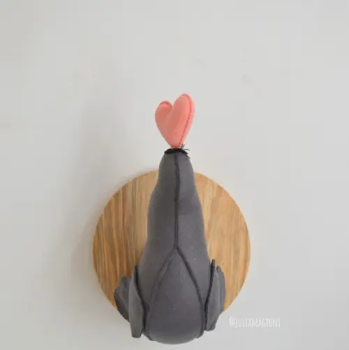 Cabeça de Foca Falsa Taxidermia Cabeça animal