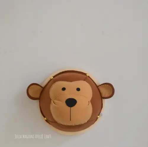 Cabeça de Macaquinho Falsa Taxidermia Cabeça Animal