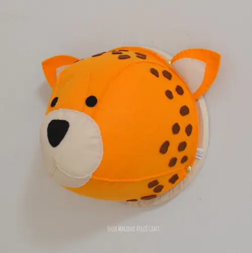 Cabeça de onça Falsa Taxidermia Cabeça animal