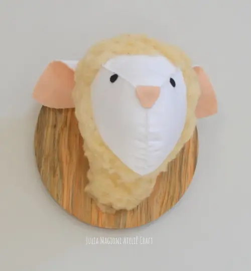 Cabeça de Ovelha Falsa Taxidermia Cabeça animal